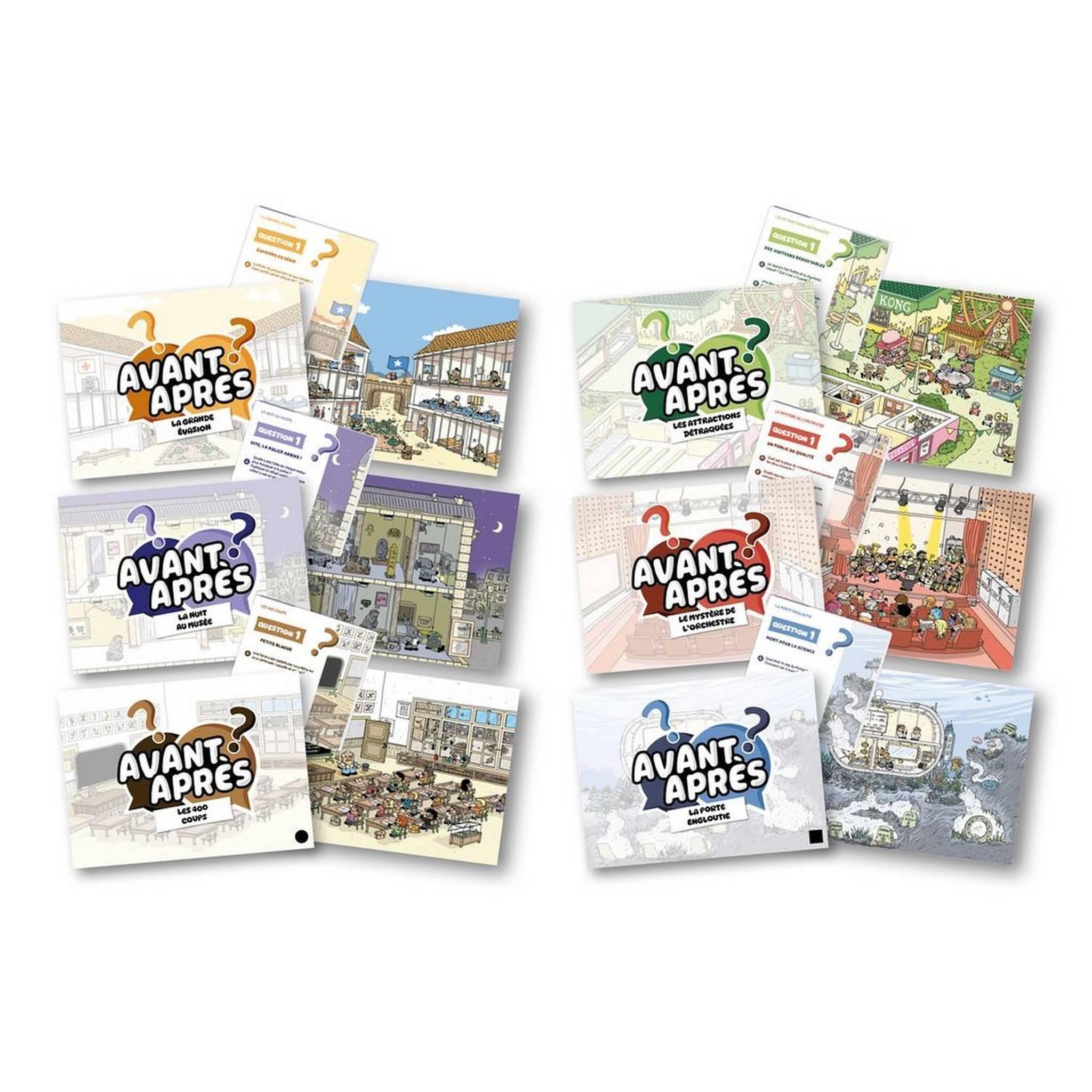 Voir la diapositive 2 : Blackrock Editions Jeu d'enquête : avant apres