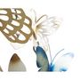 Voir la diapositive 4 : Paris Prix Décoration Murale en Métal  Butterflies  115cm Bleu & Or