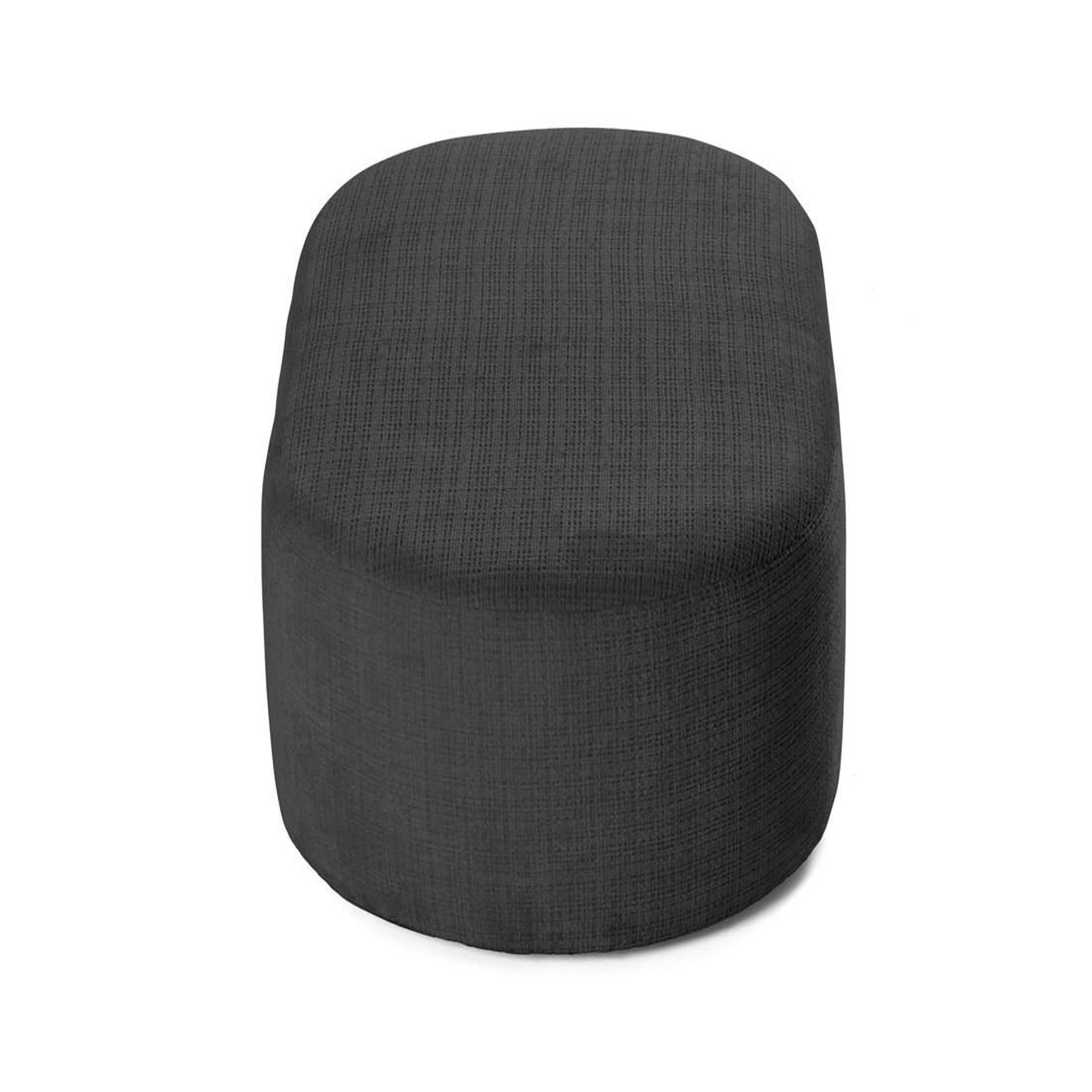 Voir la diapositive 4 : BEST MOBILIER Miro - pouf en velours texturé