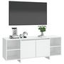 Voir la diapositive 4 : VIDAXL Meuble TV blanc 130x35x50 cm bois d'ingenierie