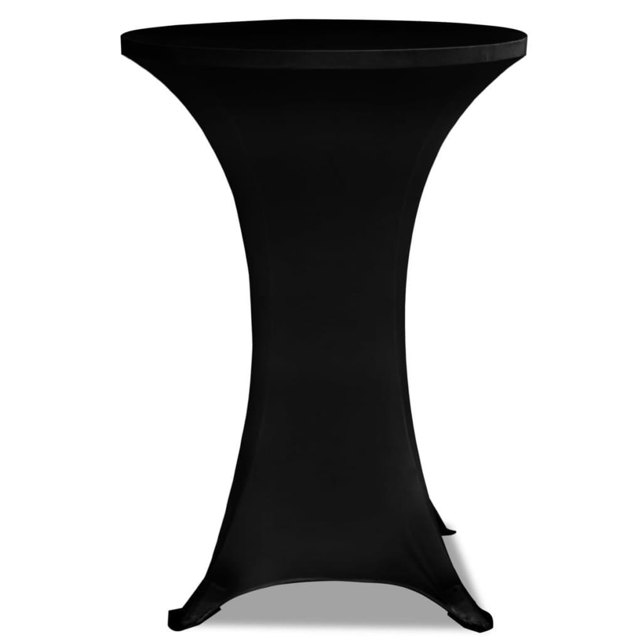 Voir la diapositive 3 : VIDAXL Housses elastiques de table Ø 80 cm Noir 2 pcs