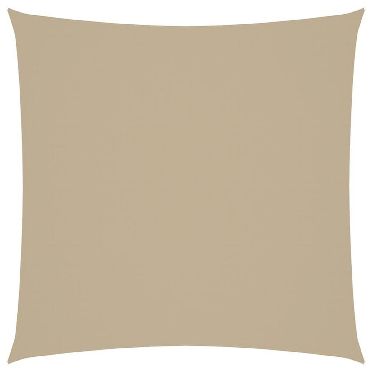 VIDAXL Voile de parasol tissu oxford carre 2,5x2,5 m beige
