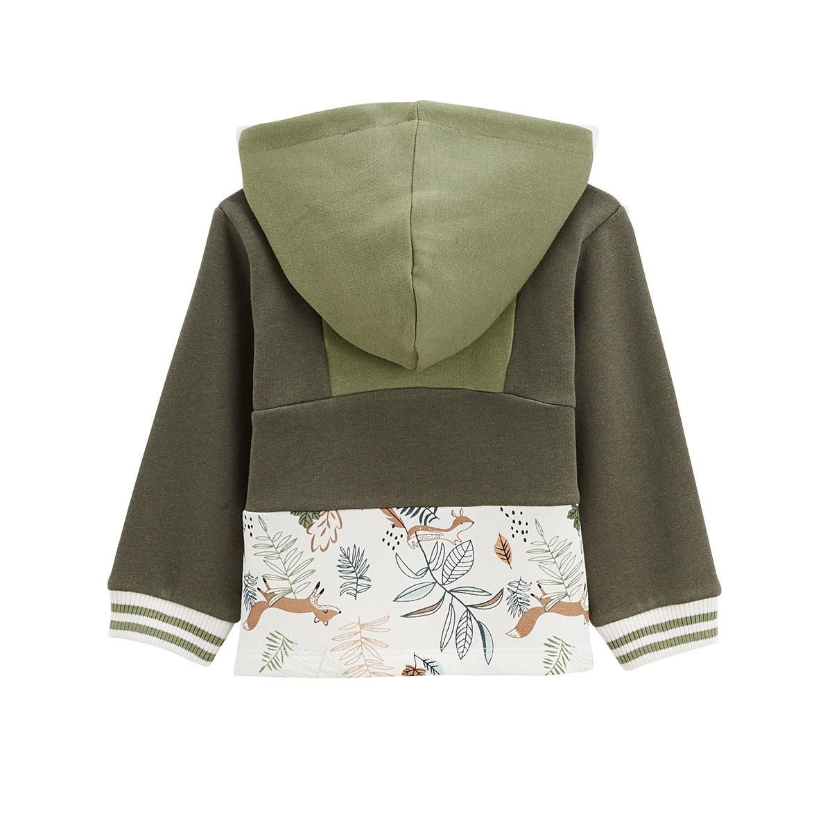 Petit Béguin Sweat-shirt à capuche bébé en molleton Montreal