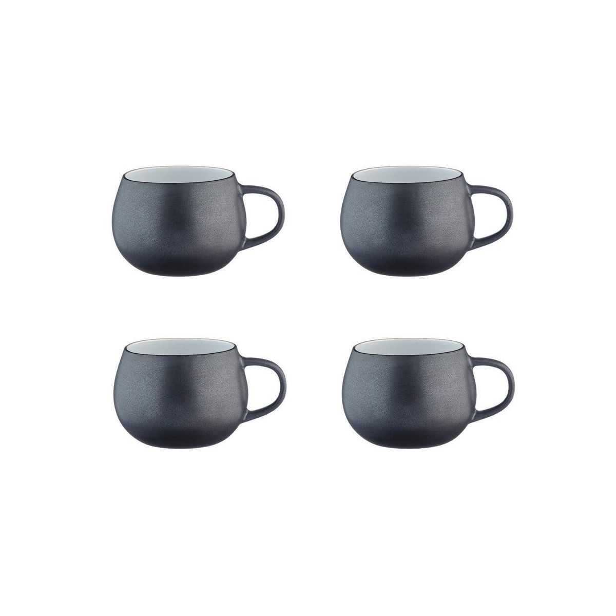 BJORN Mug GOURMET 70cl - 4 pièces - Onyx