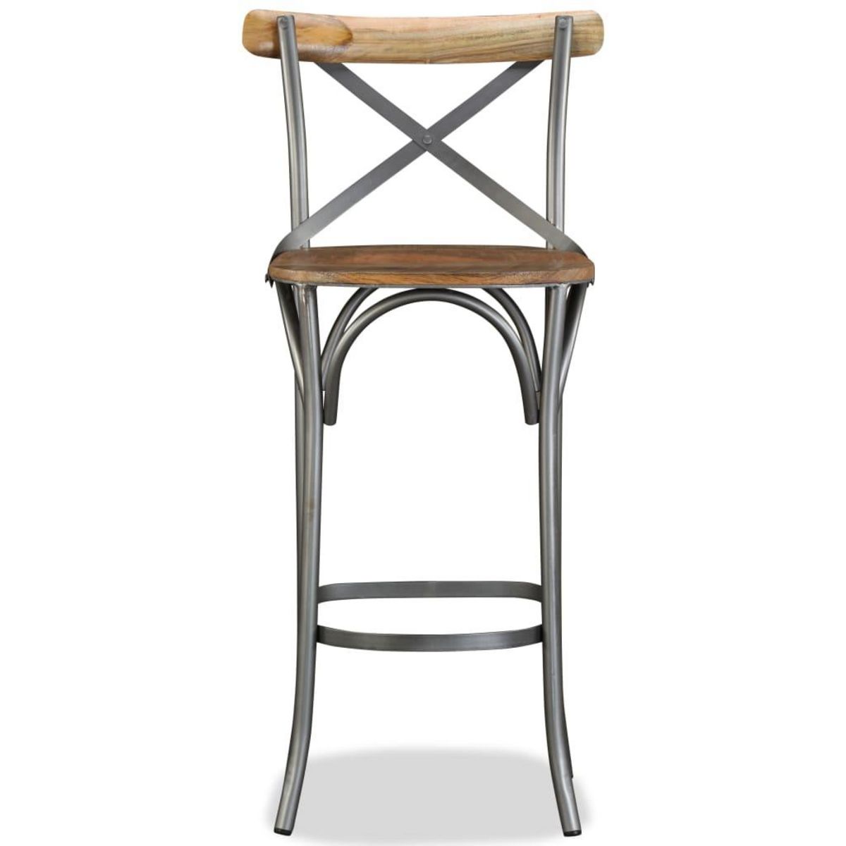 VIDAXL Tabouret de bar Bois de manguier massif