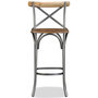 Voir la diapositive 2 : VIDAXL Tabouret de bar Bois de manguier massif