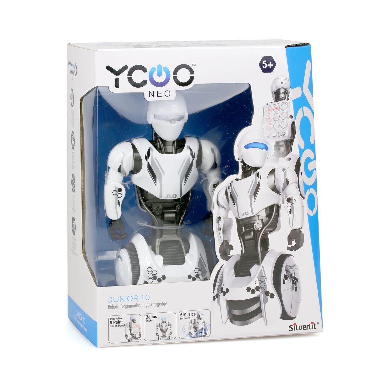 SILVERLIT Robot interactif programmable Junior 1.0