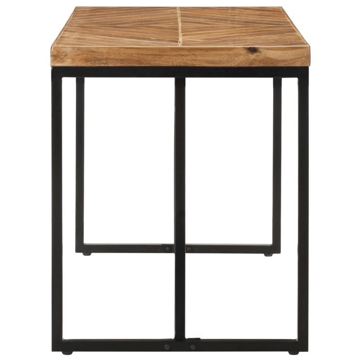 VIDAXL Table a manger 120x60x76 cm Bois massif d'acacia et de manguier