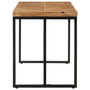 Voir la diapositive 3 : VIDAXL Table a manger 120x60x76 cm Bois massif d'acacia et de manguier