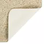 VIDAXL Tapis shaggy antiderapant Creme 120x170 cm