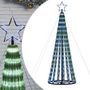 Voir la diapositive 2 : VIDAXL Sapin de Noël à LED 275 LED bleu 180 cm
