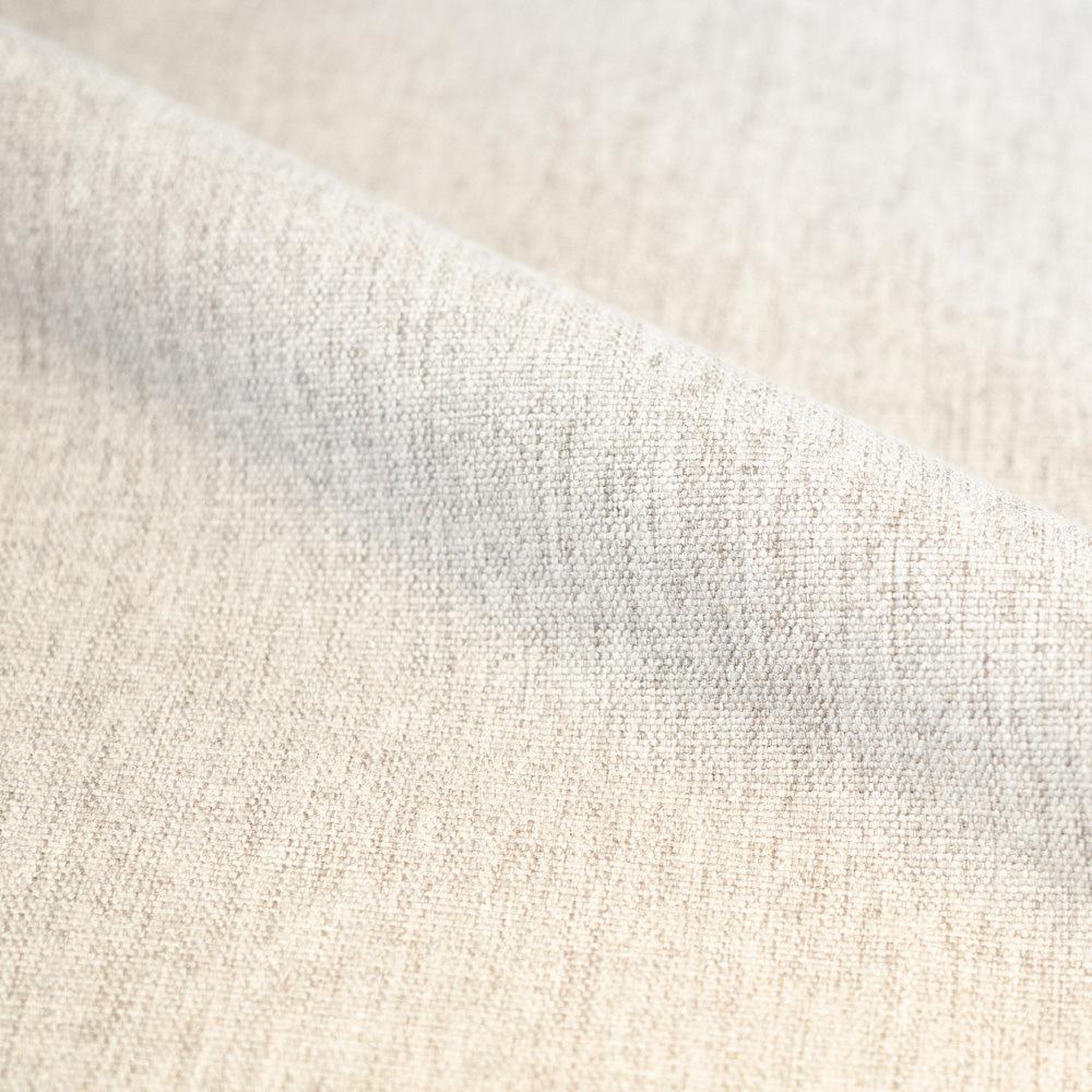 Voir la diapositive 3 : MAISON PAVANE Lot de 2 chaises en tissu beige et bois d'hévéa foncé-yuna