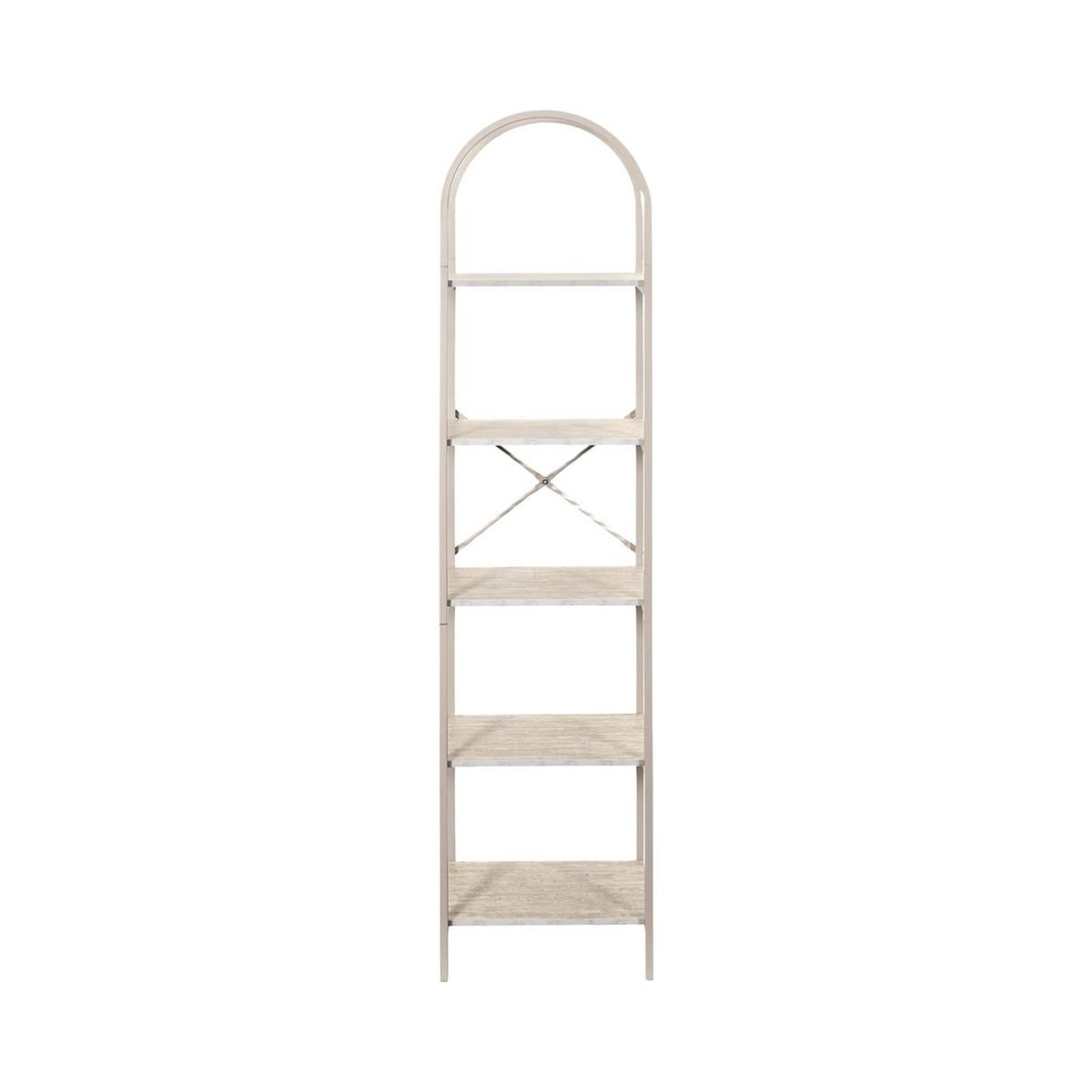 Voir la diapositive 2 : The Home Deco Factory Étagère arche 5 niveaux  terra nova  163cm beige