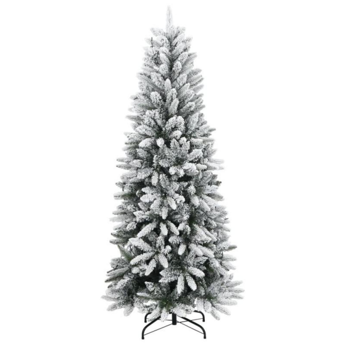 VIDAXL Sapin de Noël artificiel 300 LED et neige floquée 240 cm