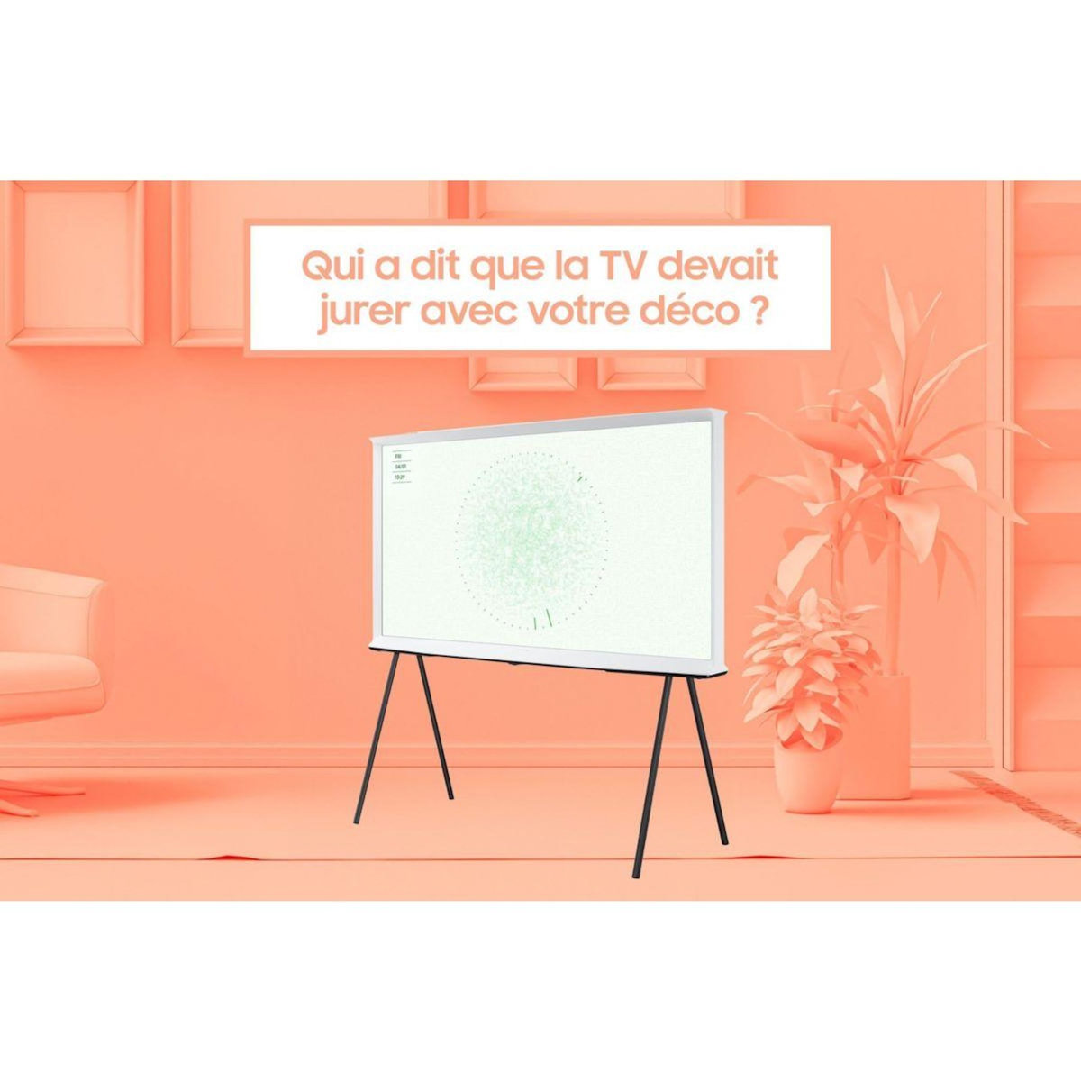 Samsung TV QLED The Serif TQ50LS01D Blanc 2024