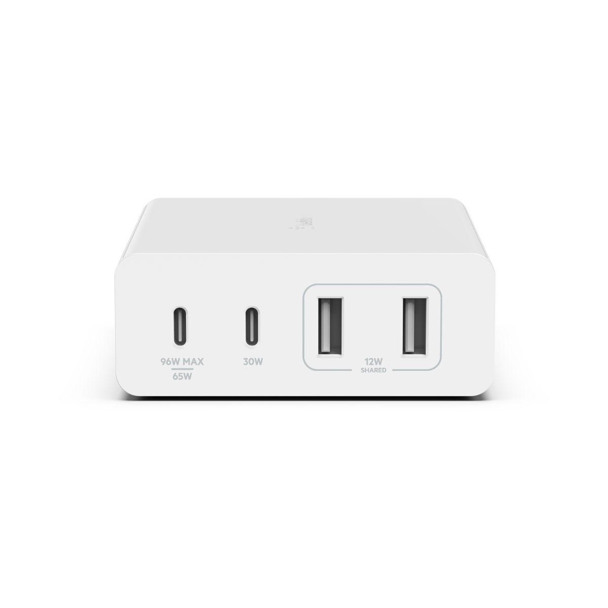 Voir la diapositive 2 : Belkin Chargeur 4 ports 2 USB-C 2 USB-A 108W