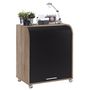 Voir la diapositive 1 : Bureau droit à roulettes L79.2cm BILLY