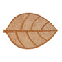 Voir la diapositive 1 : SECRET DE GOURMET Set de Table  Feuille  33x50cm Marron