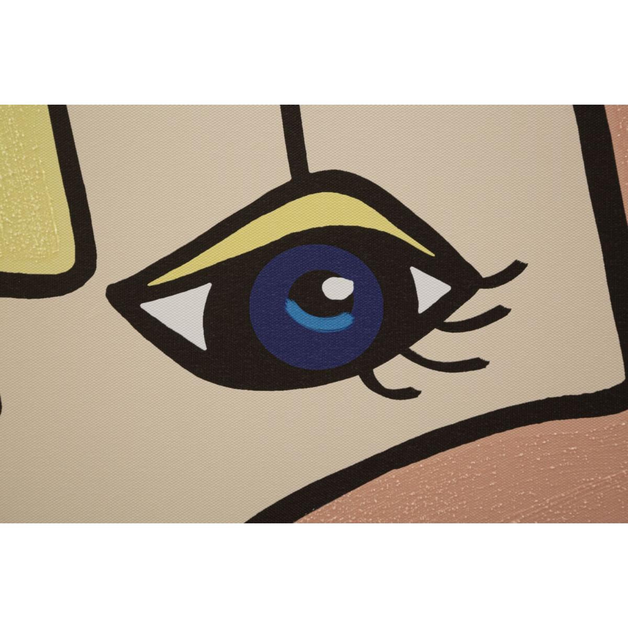 Voir la diapositive 3 : Paris Prix Toile imprimée déco  double visage  60x90cm multicolore