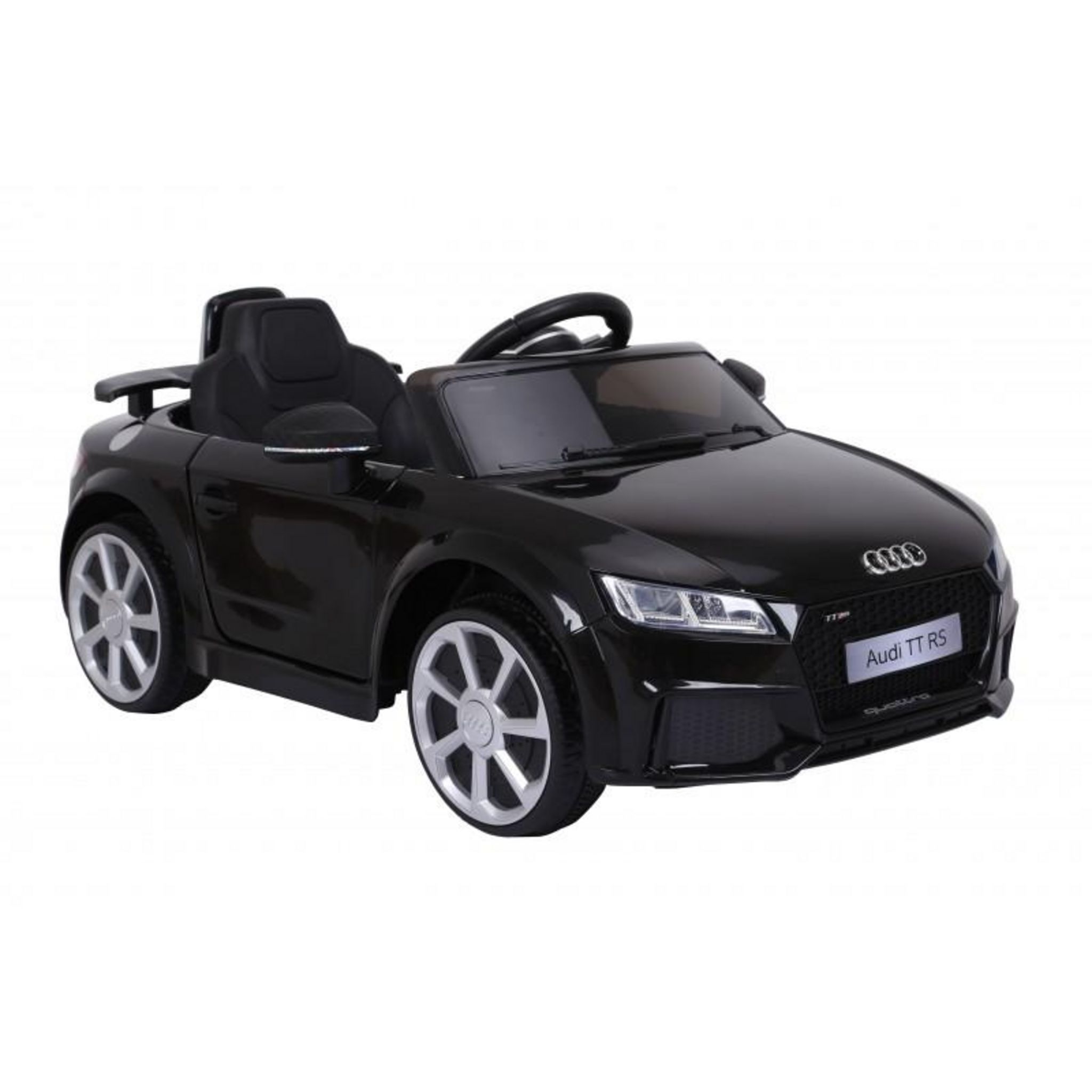 Audi Audi TT RS Voiture Electrique Enfant (2x25W) 103x62x44 cm - Marche av/ar, Phares, Musique, Ceinture et Télécommande parentale. Coloris disponibles : Noir, Rouge, Blanc, Jaune