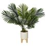 Voir la diapositive 1 : ATMOSPHERA Plante Artificielle en Pot  Palmier  72cm Vert