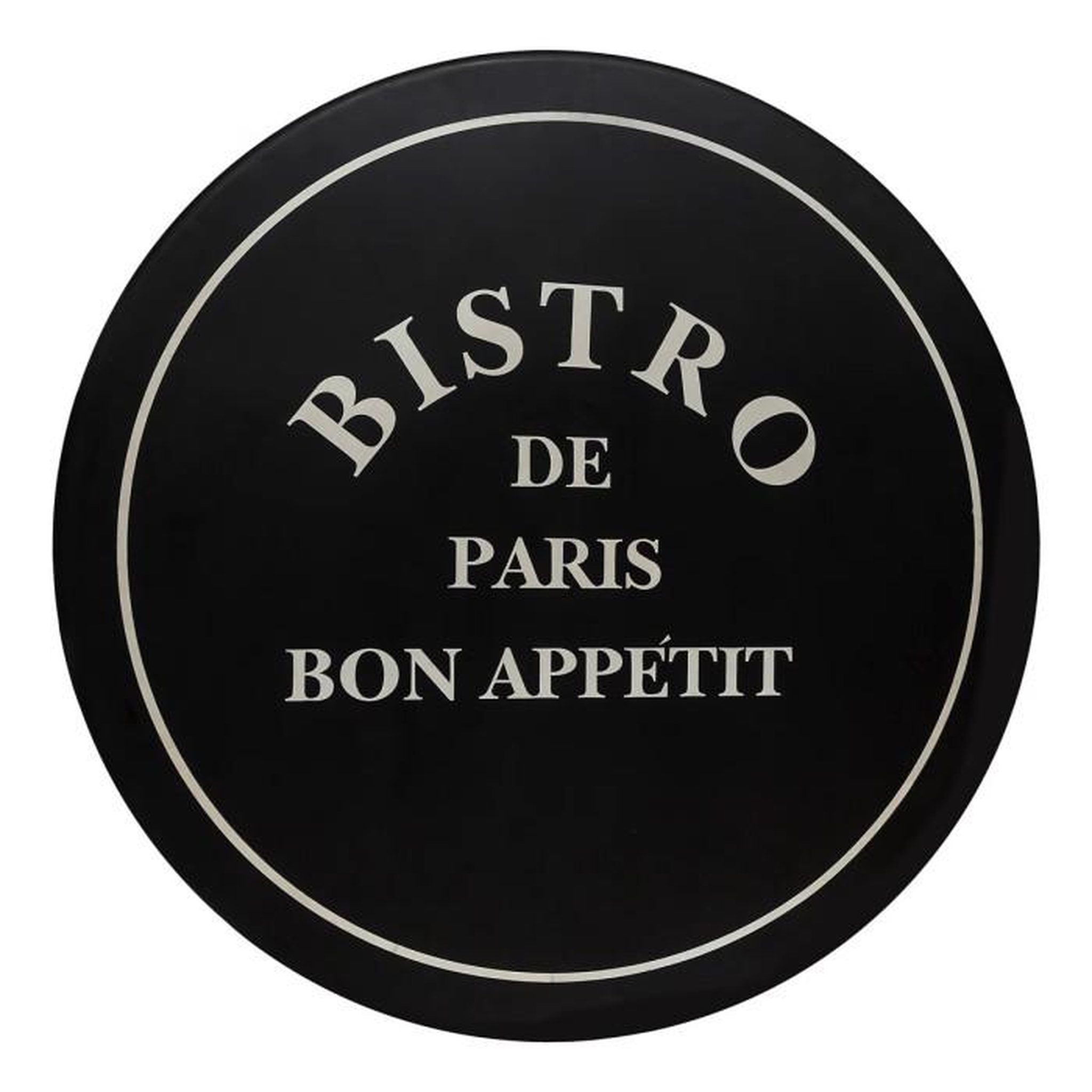 Voir la diapositive 3 : ATMOSPHERA Ensemble Table de Jardin & 4 Chaises  To Paris  77cm Noir