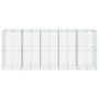 Voir la diapositive 3 : VIDAXL Panier gabion avec couvercle 500x100x200 cm fer galvanise