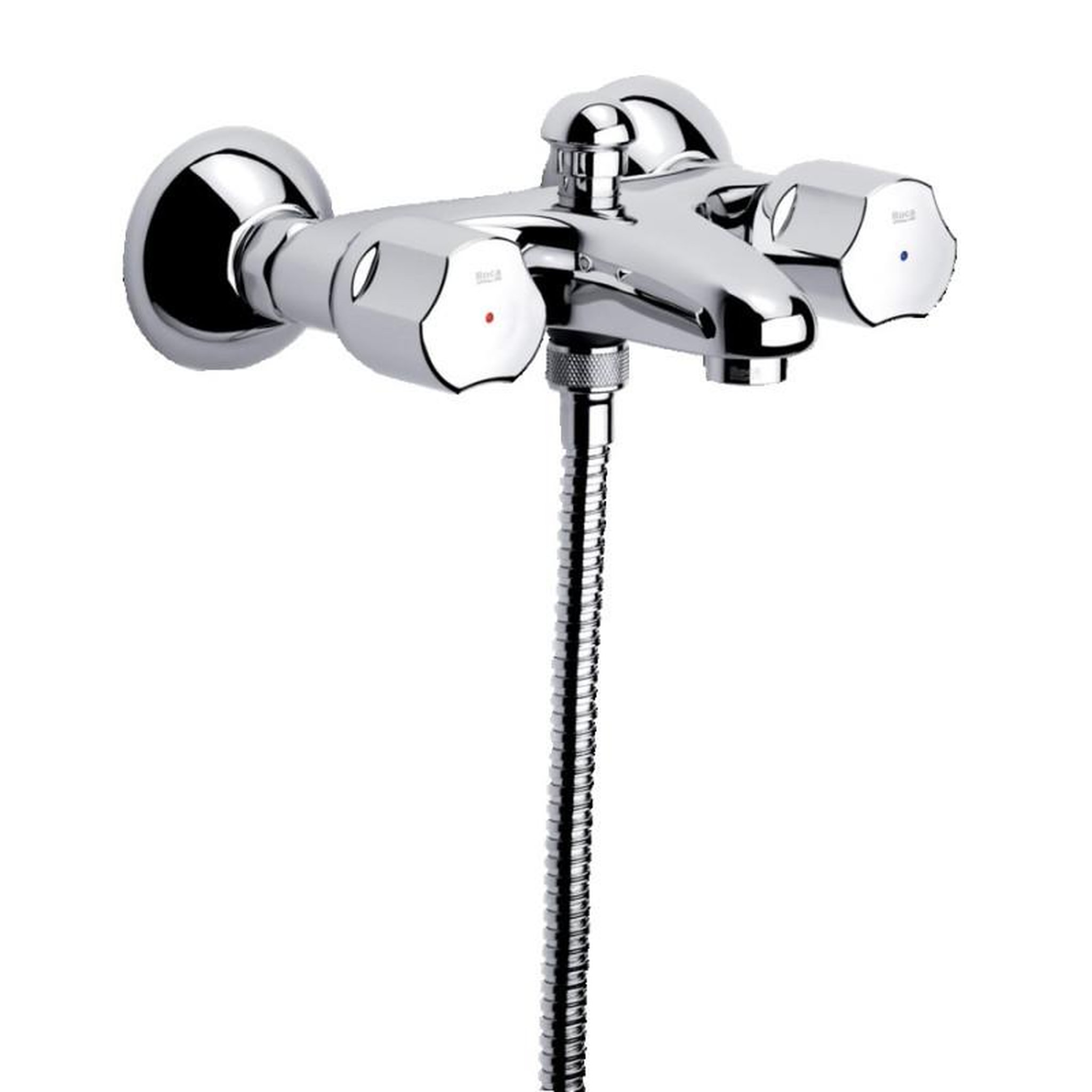 Roca Mélangeur bain douche NIAGARA N mural bicommande sans raccords ROCA A5A0269C00