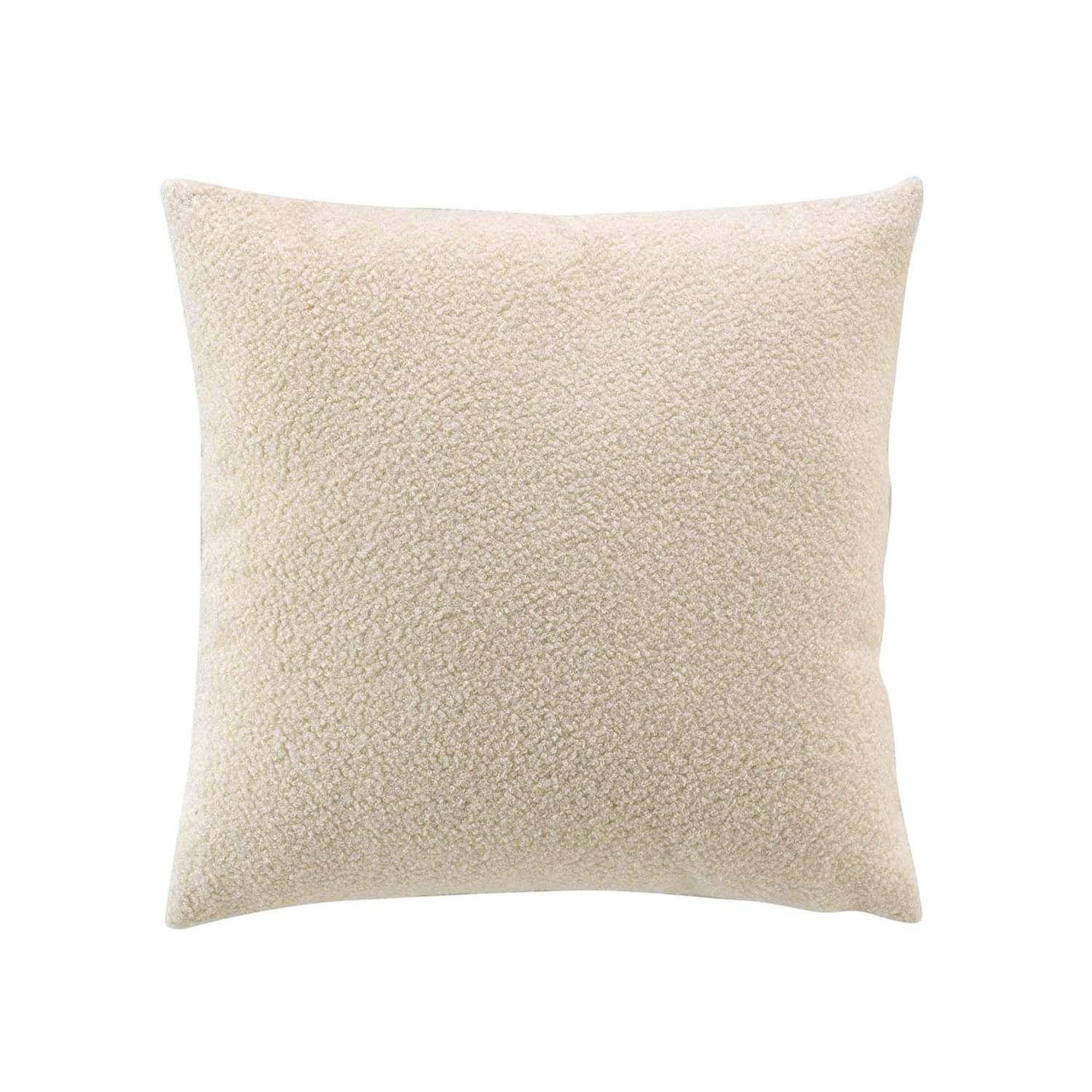 Voir la diapositive 1 : Douceur d'Intérieur Coussin déhoussable en bouclette unie beli