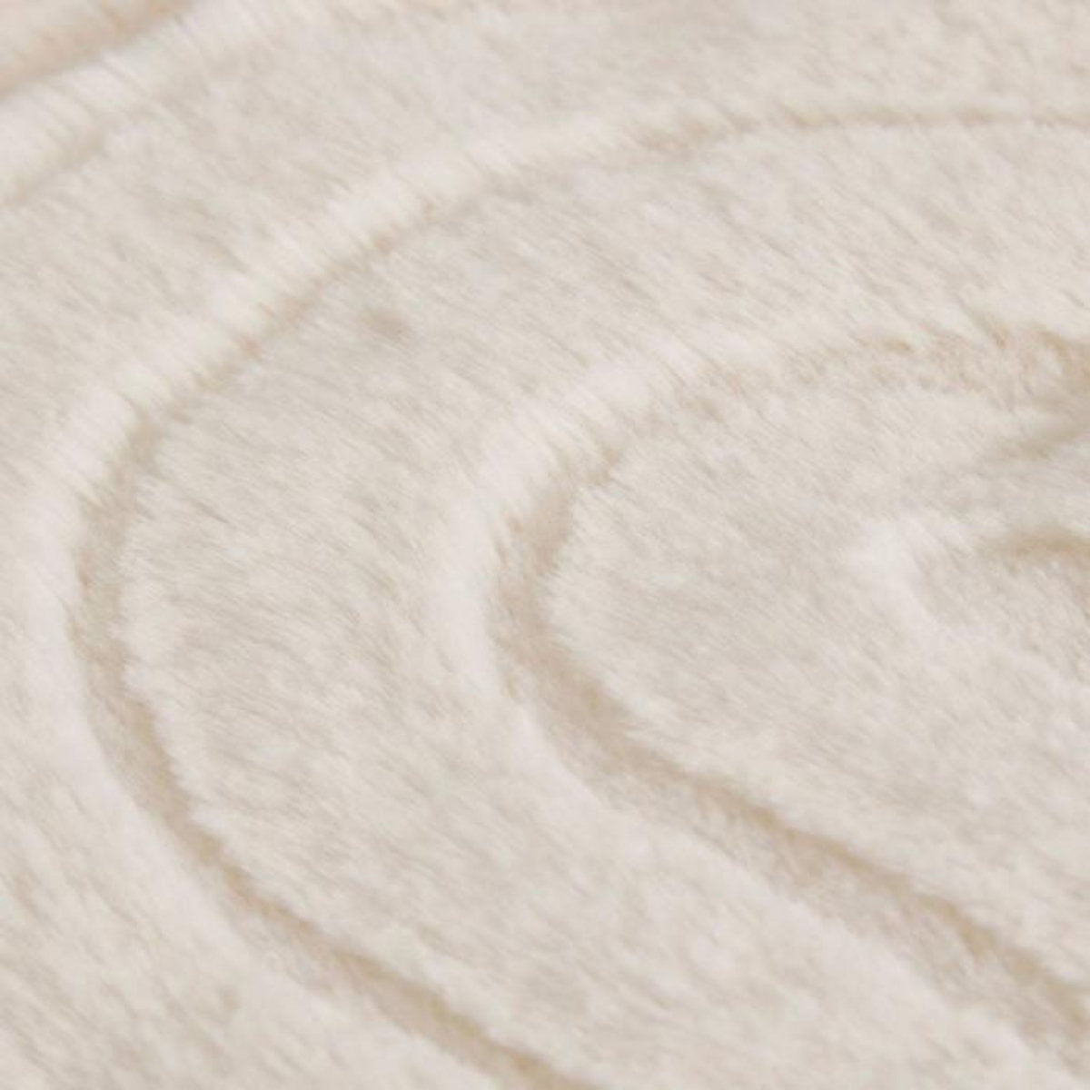 ATMOSPHERA Plaid XL Imitation Fourrure  Arka  180x230cm Ivoire