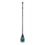 Voir la diapositive 2 : SIMPLE PADDLE Pagaie de Stand Up Paddle réglable de 175 à 215cm et démontable en 3 sections - Carbone, Fibre de Verre et Nylon - Horuz