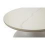 Voir la diapositive 3 : Paris Prix Table d'Appoint Effet Marbre  Aria  47cm Blanc