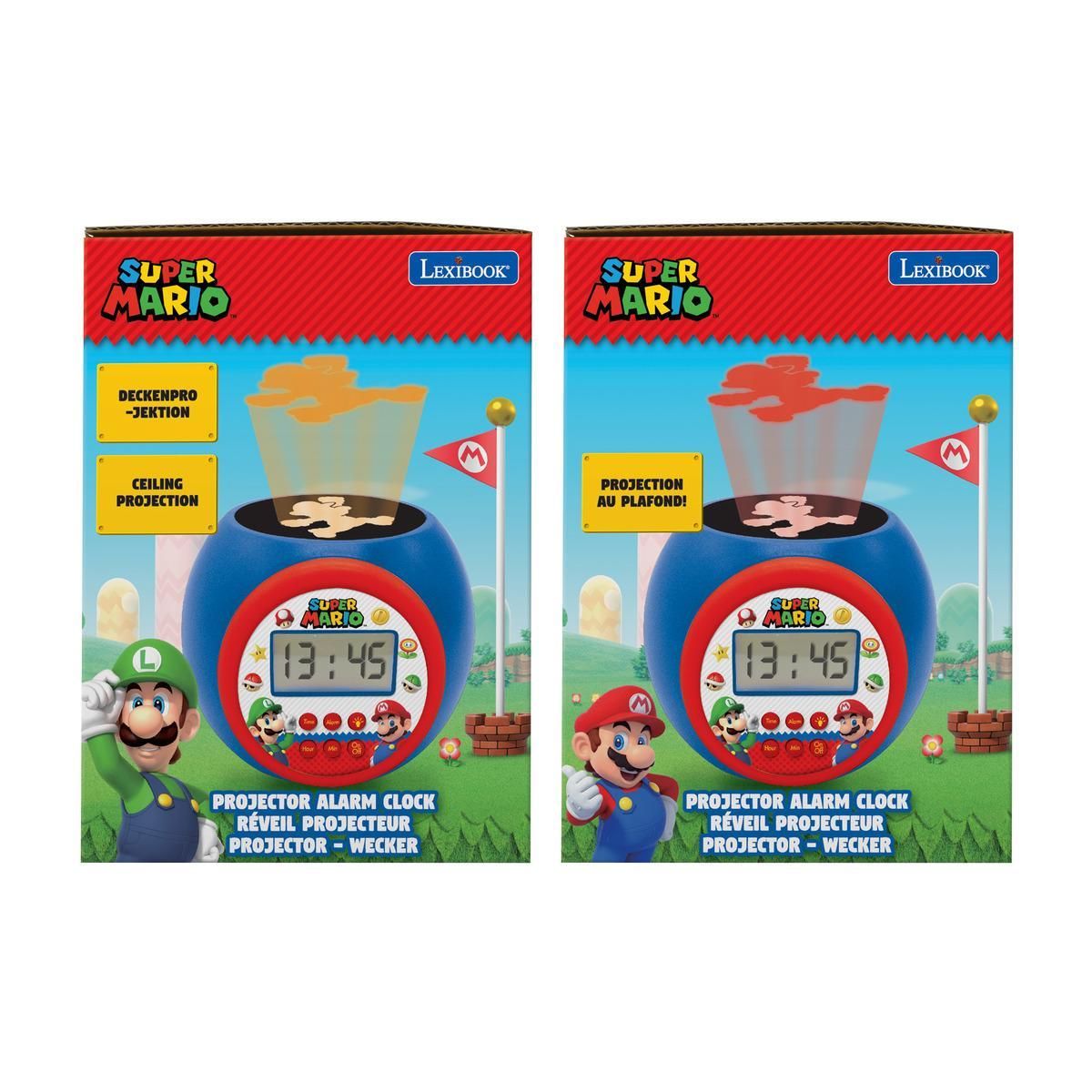 Lexibook Réveil projecteur Super Mario