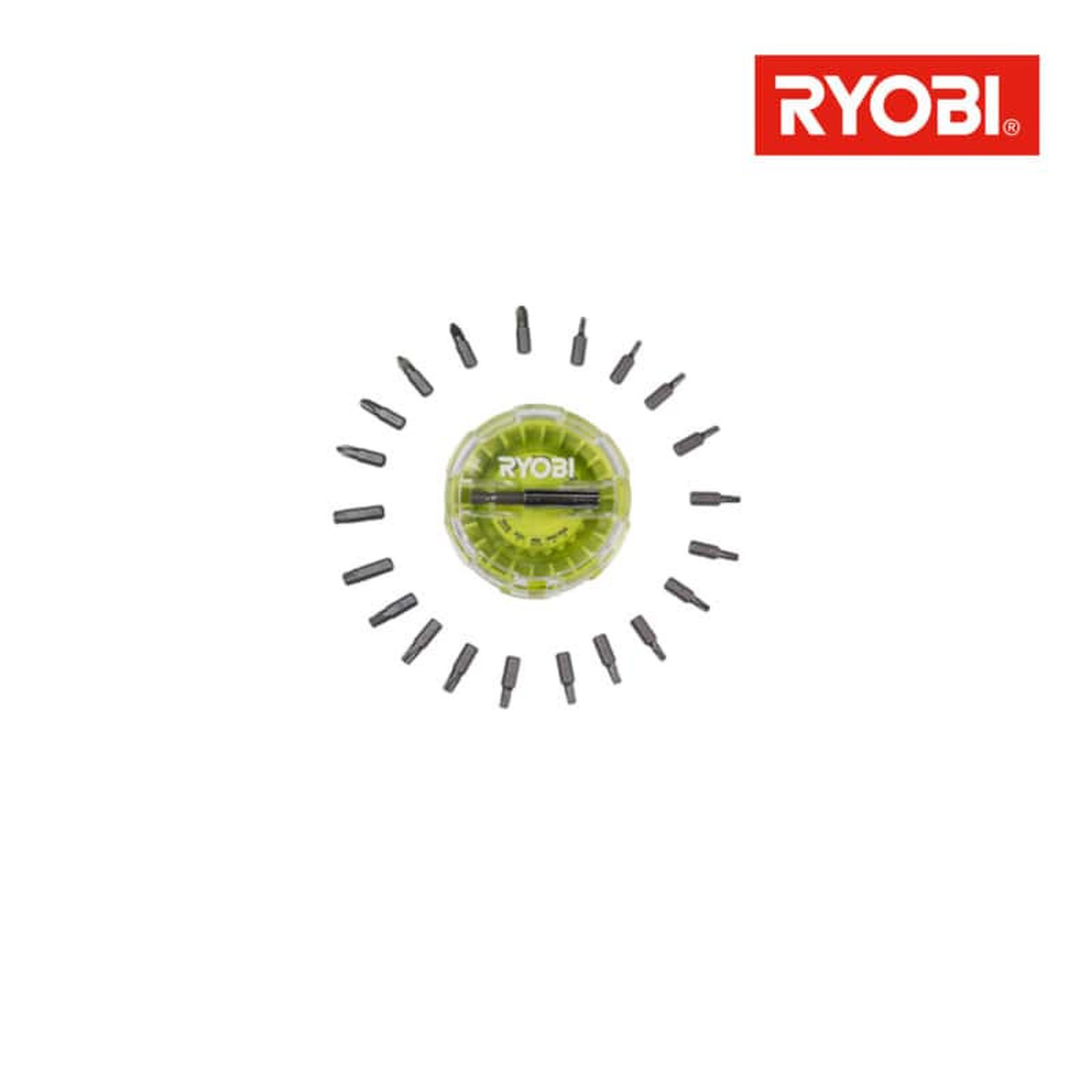 Voir la diapositive 2 : Ryobi Palet RYOBI de 22 accessoires de vissage RAK22SDHOK