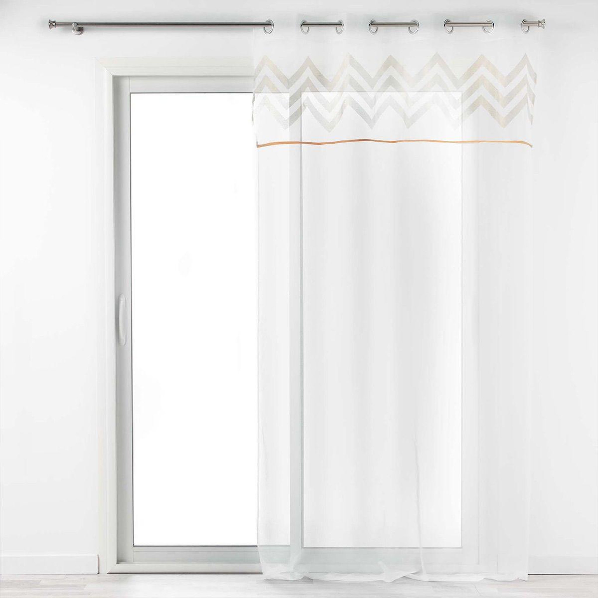 Voir la diapositive 1 : Douceur d'Intérieur Rideau Voilage à Œillets  Levi  140x240cm Or