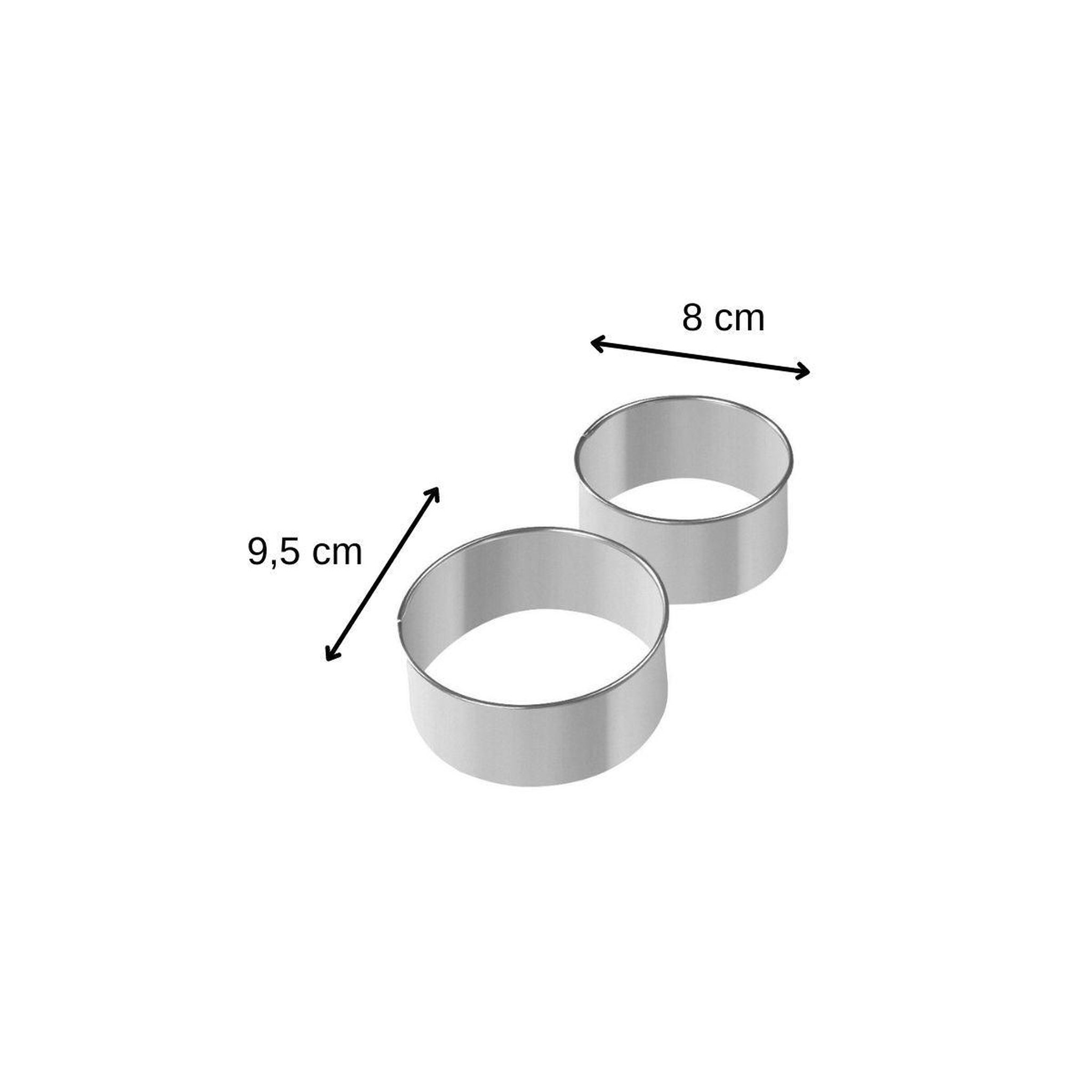 Voir la diapositive 3 : ZENKER Lot de 2 emporte-pièces ronds pour beignet zenker emporte-pièces