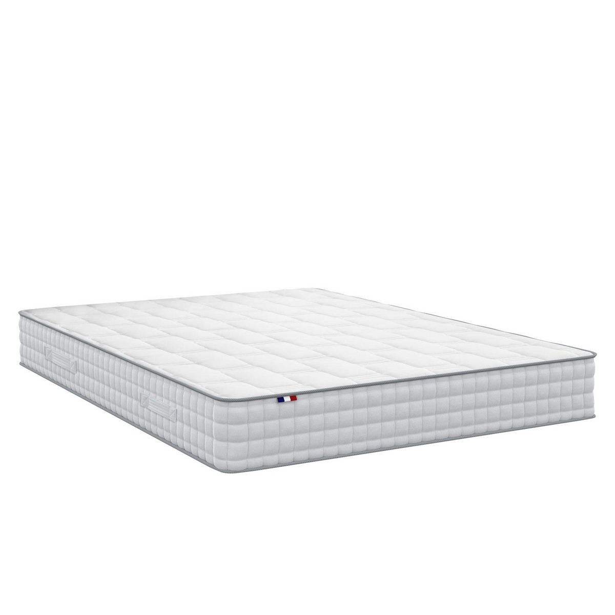 IDLITERIE Matelas ressorts ensachés 7 zones, COSMOS, Face Hiver/Eté