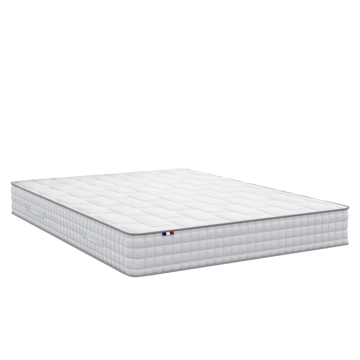 IDLITERIE Matelas ressorts ensachés 7 zones, COSMOS, Face Hiver/Eté
