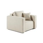 BEST MOBILIER Topaze - fauteuil - en tissu. Coloris disponibles : Gris, Orange, Beige, Vert, Bleu