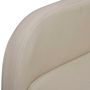 Voir la diapositive 4 : VIDAXL Fauteuil pliable creme similicuir