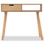 Voir la diapositive 3 : VIDAXL Table console Bois de pin massif 80 x 30 x 72 cm Marron