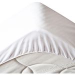Home collection Protège matelas 100% polyester 205gsm matelasse / respirant. Coloris disponibles : Blanc