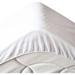 Home collection Protège matelas 100% polyester 205gsm matelasse / respirant. Coloris disponibles : Blanc