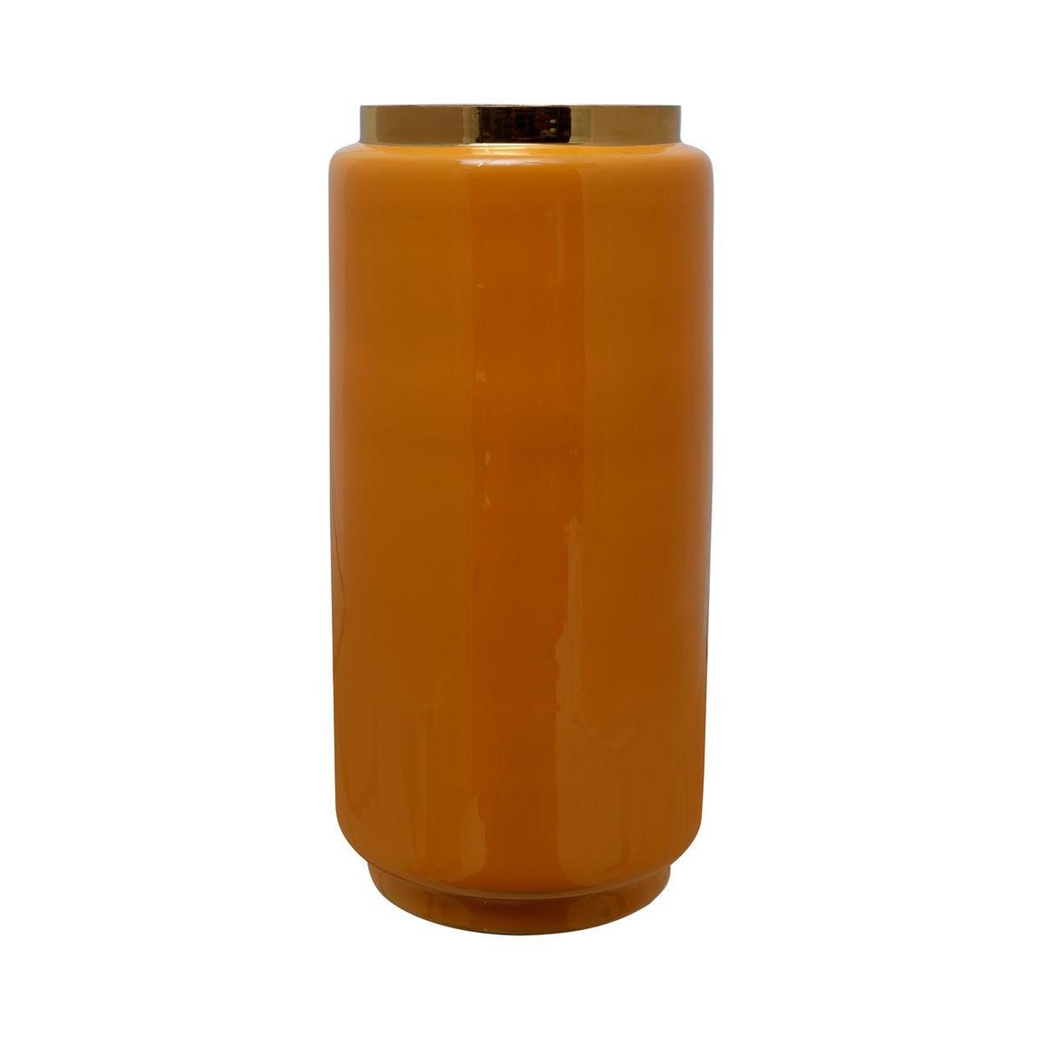 Voir la diapositive 1 : Paris Prix Vase déco rond  uniqa  30cm jaune & or