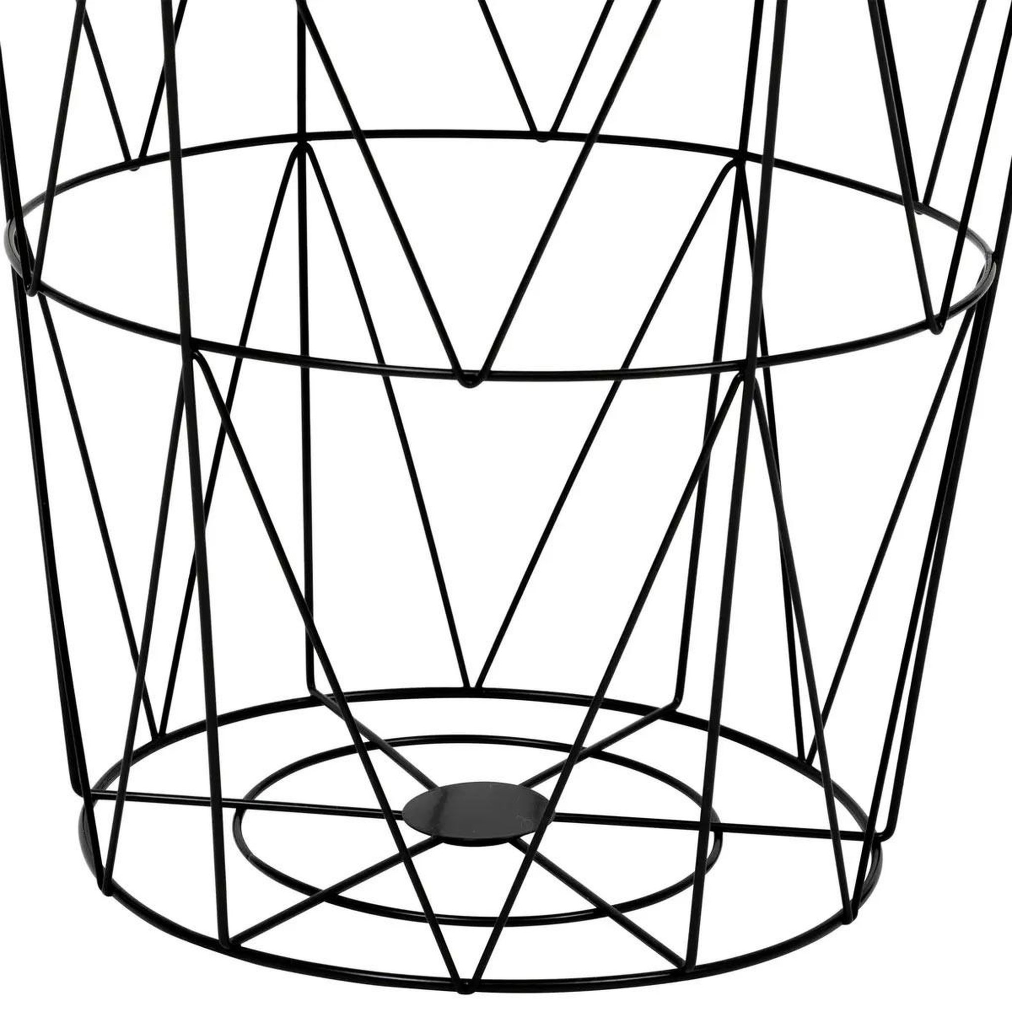 Voir la diapositive 3 : ATMOSPHERA Table d'appoint en métal  kumi  40cm noir