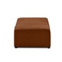 Voir la diapositive 4 : BEST MOBILIER Topaze - pouf - en tissu velours relief