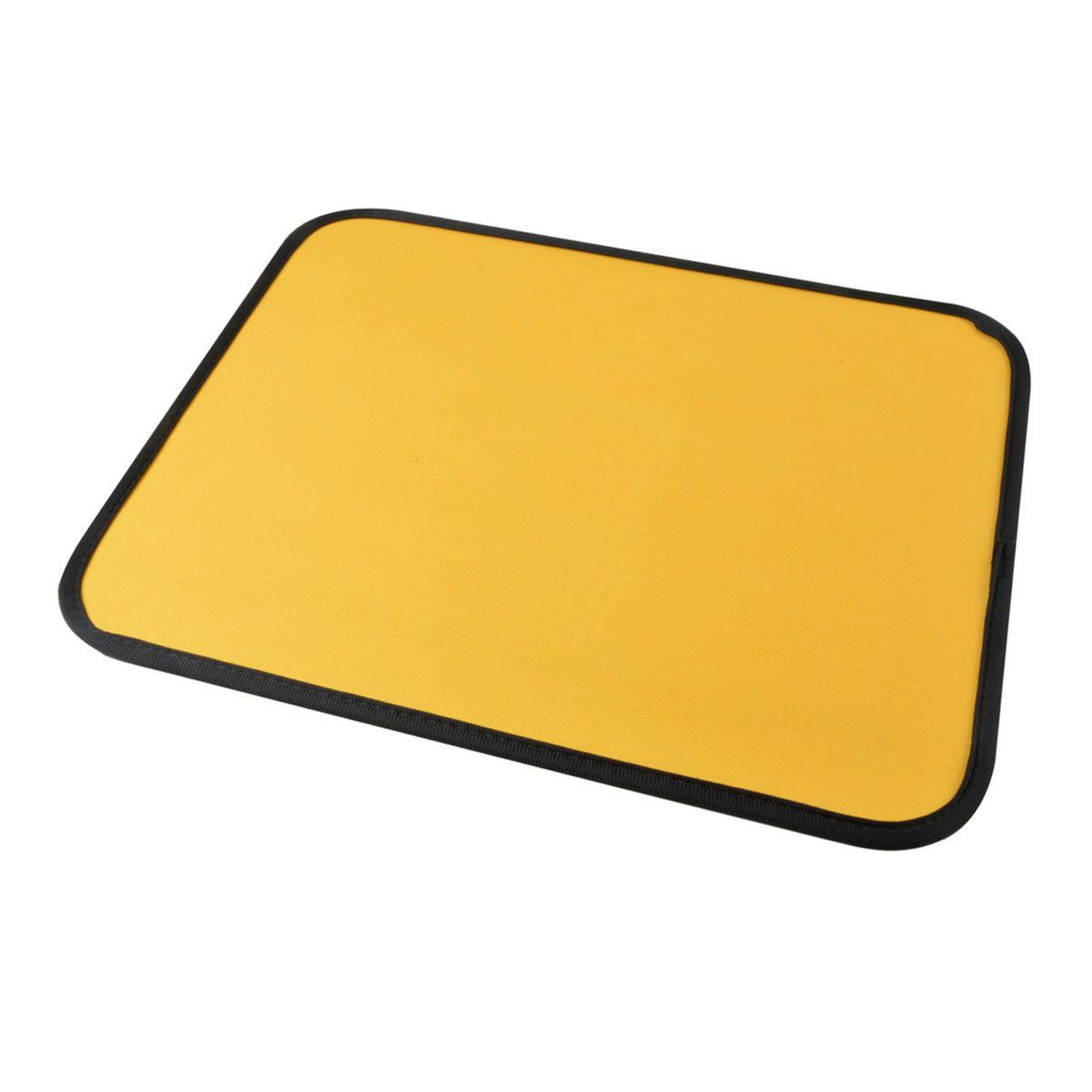 HOMEA Tapis de repas pour chien & chat  antidérapant  45cm moutarde
