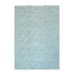Paris Prix Tapis Géométrique Fait Main  Aperitif  Turquoise. Coloris disponibles : Bleu