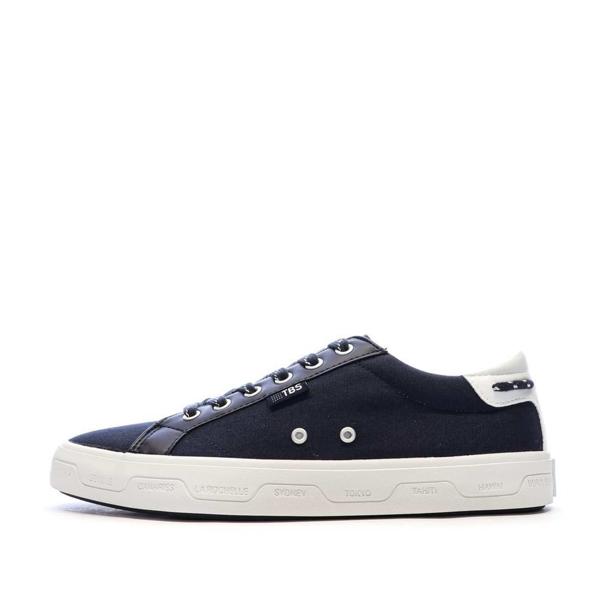 Voir la diapositive 1 : TBS Baskets Marine Homme TBS Lanzaro