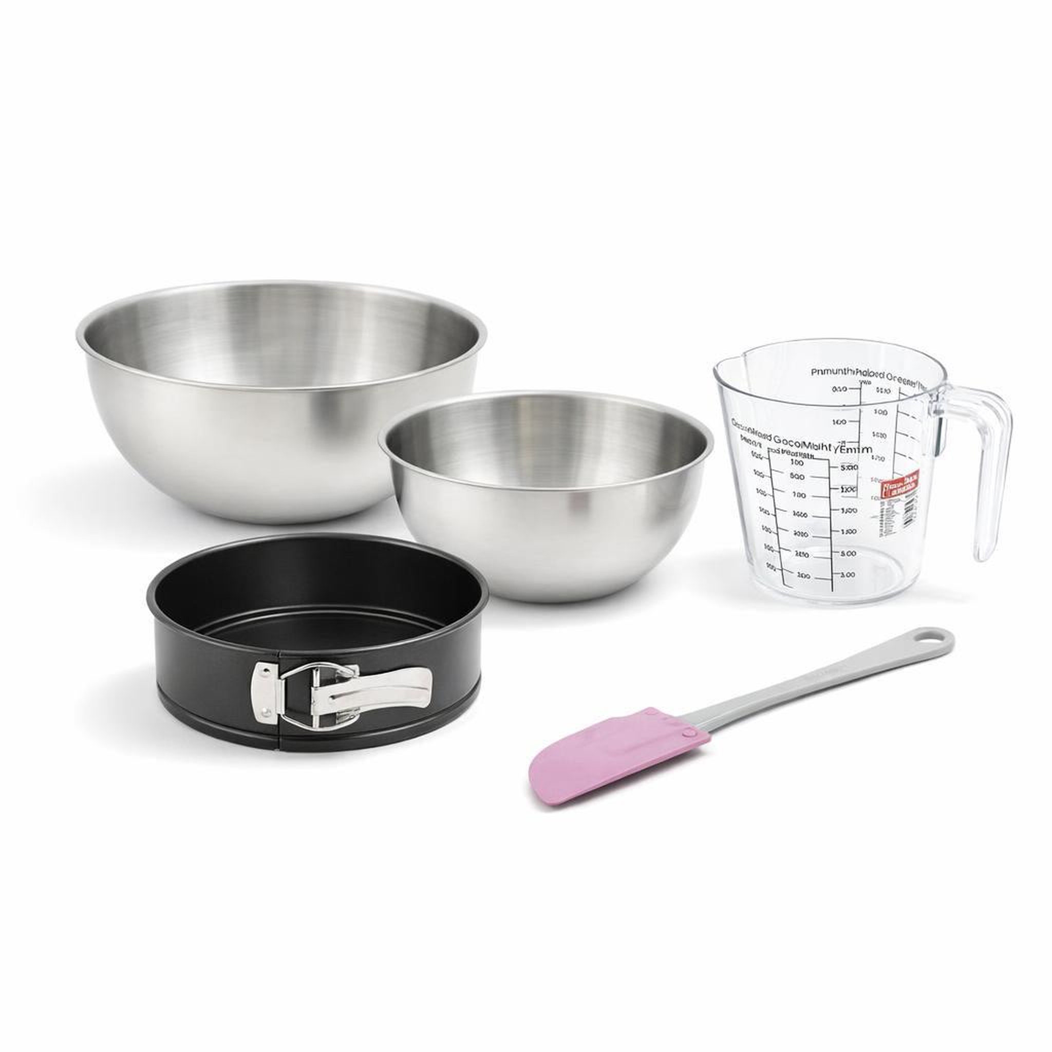 ZENKER Set de 5 ustensiles de pâtisserie moule à manqué bol spatule pâtisserie et verre doseur spécial mini spécial mini zenker  spécial mini
